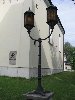 Warsaw, St. Kathrine Church, a lamp post - design & workmanship.